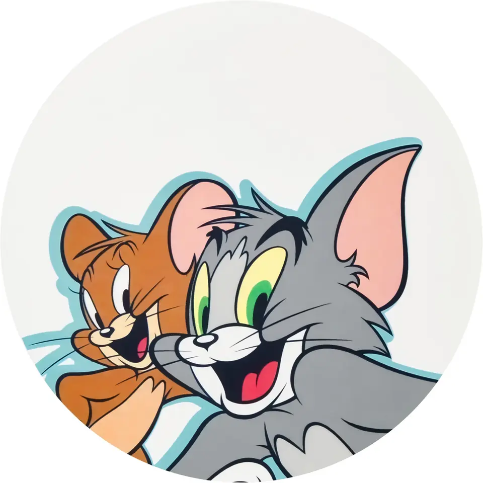 Panel Circular - Tom and Jerry