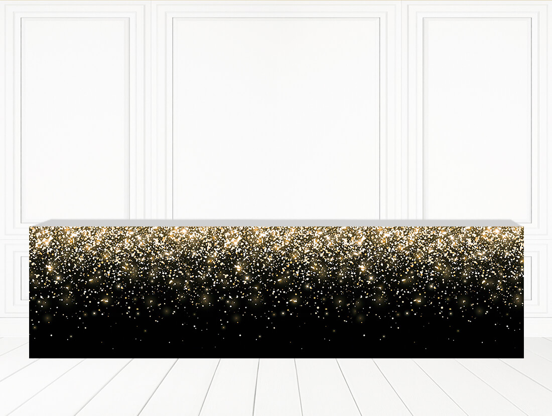 Frente de Mesa - Glitter Dorado