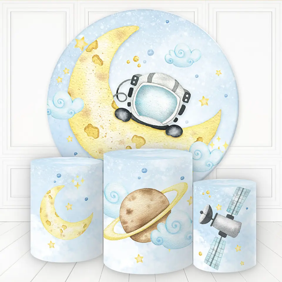 Kit Panel circular trio de fundas - Astronauta