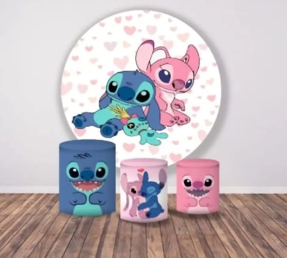 Kit panel circular trio de fundas - Stitch