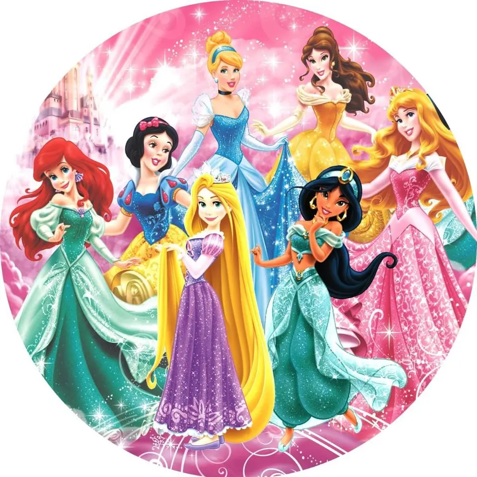 Panel Circular Kits Mini Fiestas - Princesas