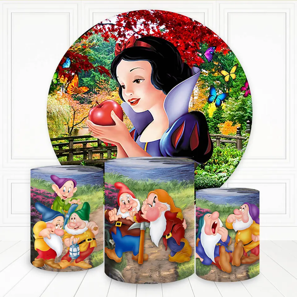 Kit panel circular trio de fundas - Blanca Nieves