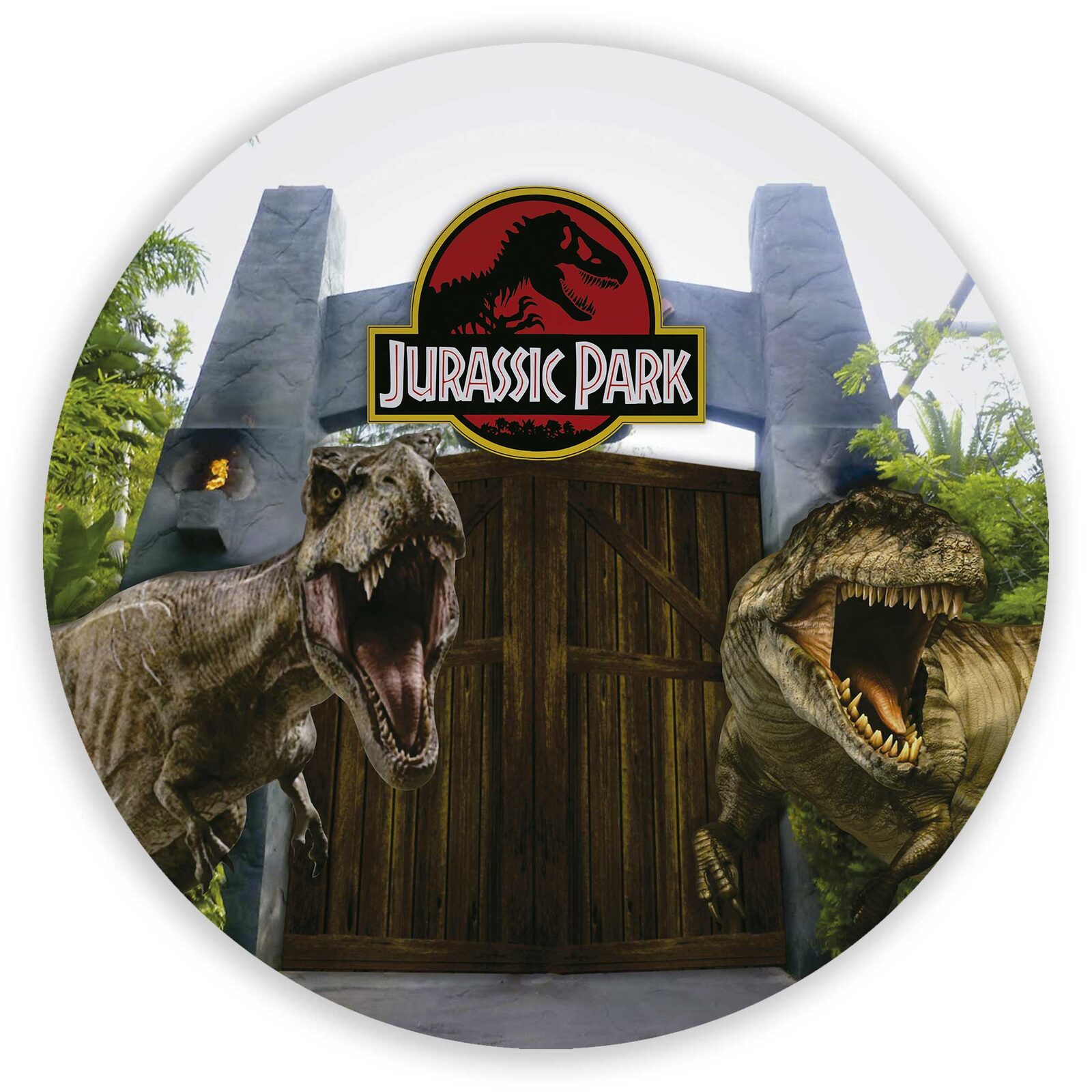 Panel Circular - Dinosaurios