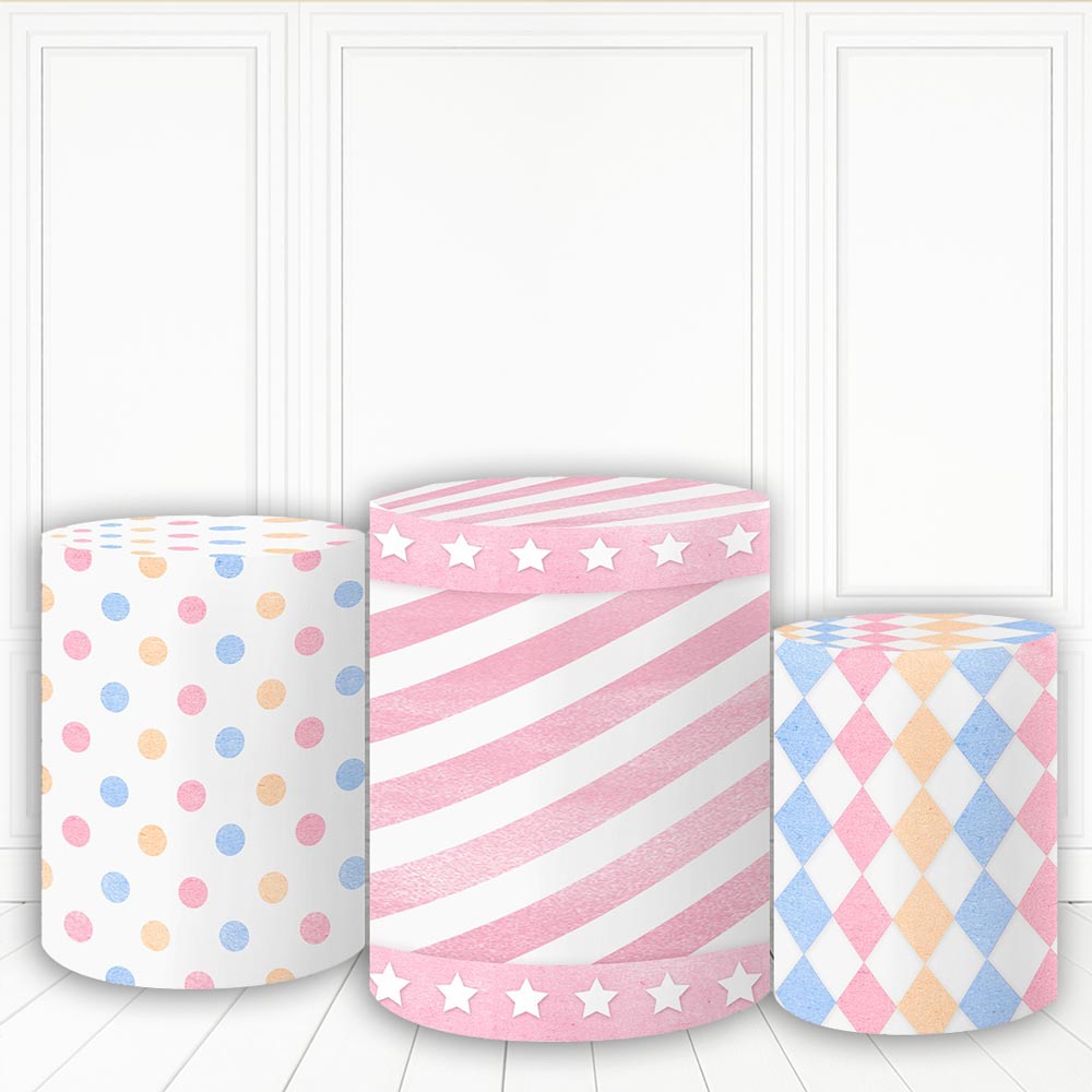 Trio de fundas - Circo Rosa