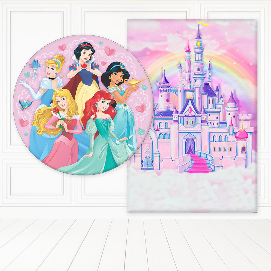 Panel circular,panel lateral - Princesas