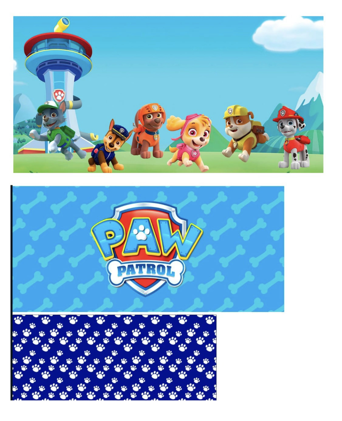 Trio de fundas - Paw Patrol