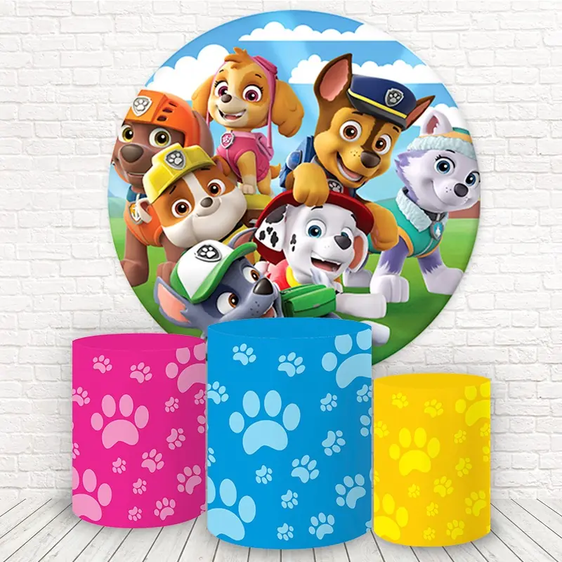 Kit panel circular trio de fundas - Paw Patrol