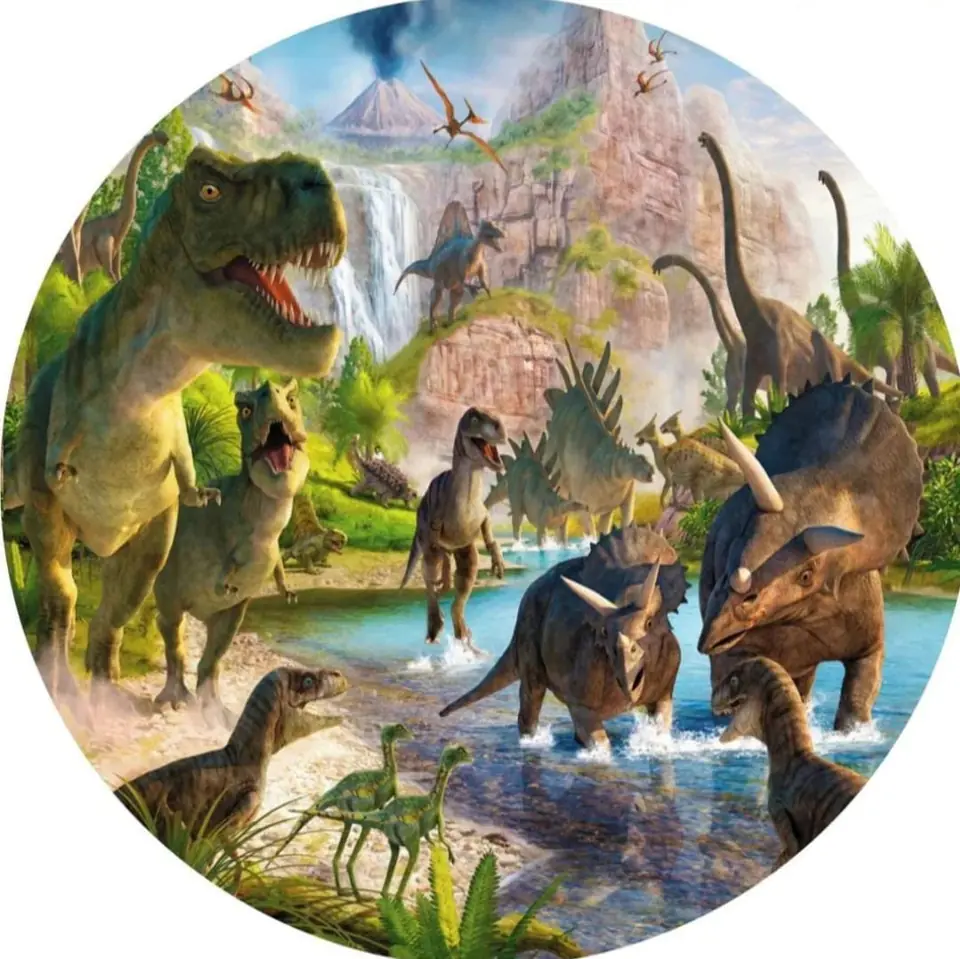 Panel Circular - Dinosaurios