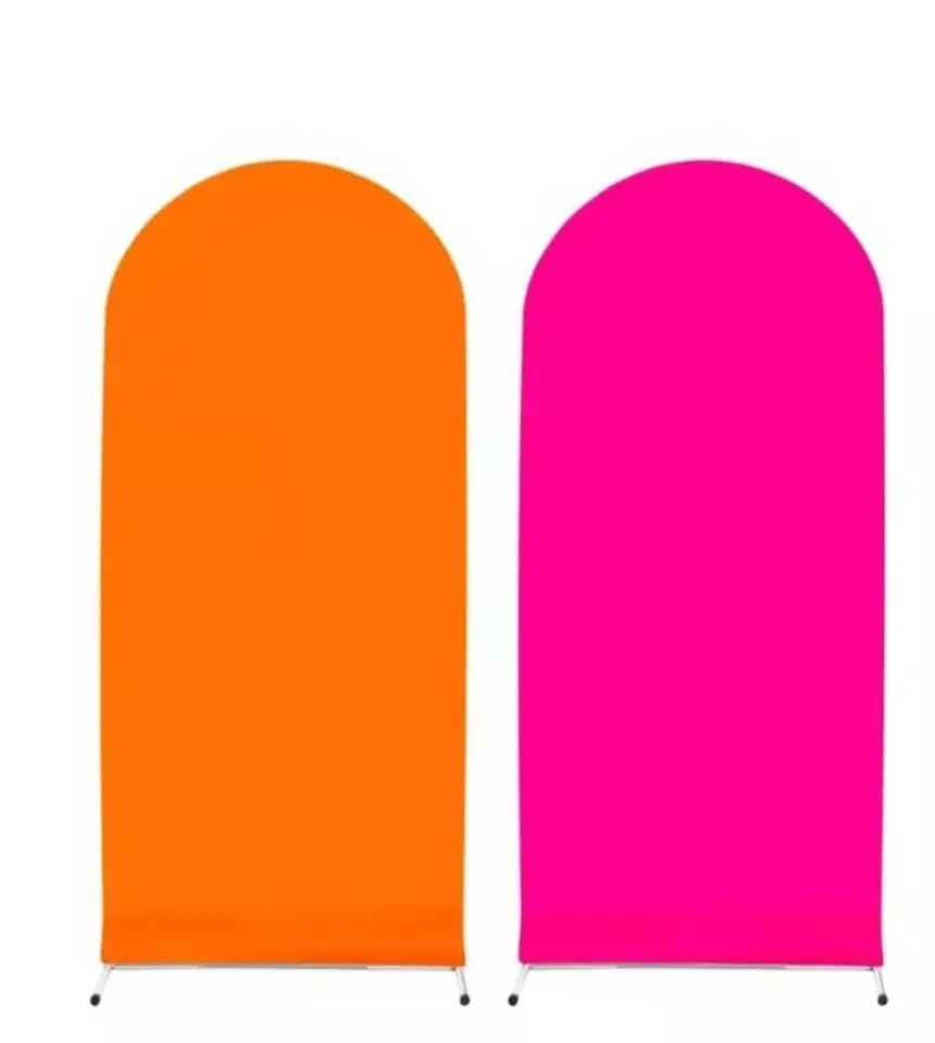 Paneles Romanos Dobles - Naranja/Fucsia