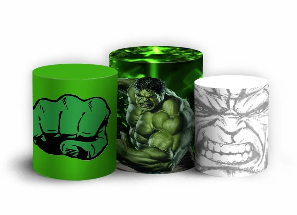 Trio de fundas - Hulk