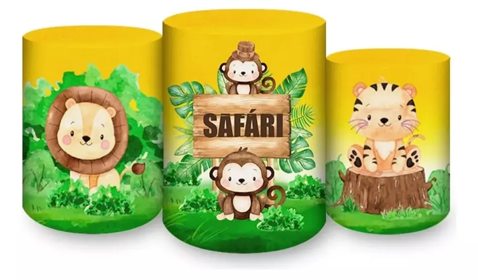 Trio de fundas - Safari