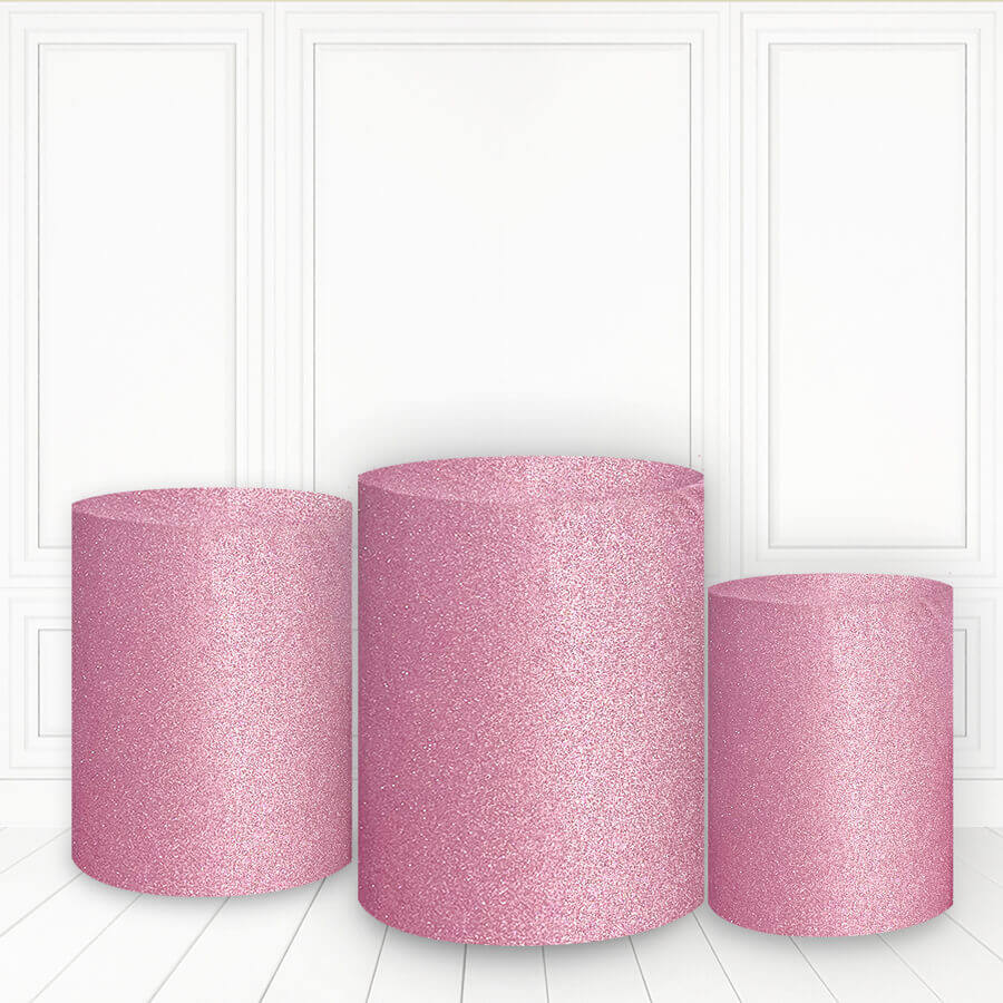 Trio de fundas - 3D Glitter Rosa