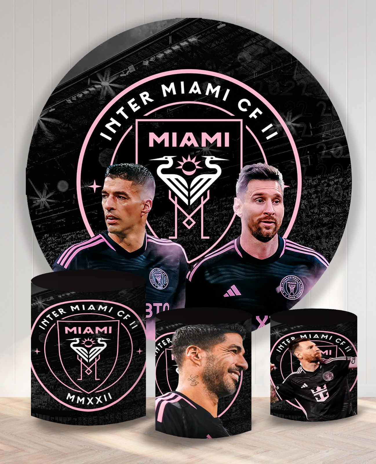 Kit panel circular trio de fundas - Inter Miami
