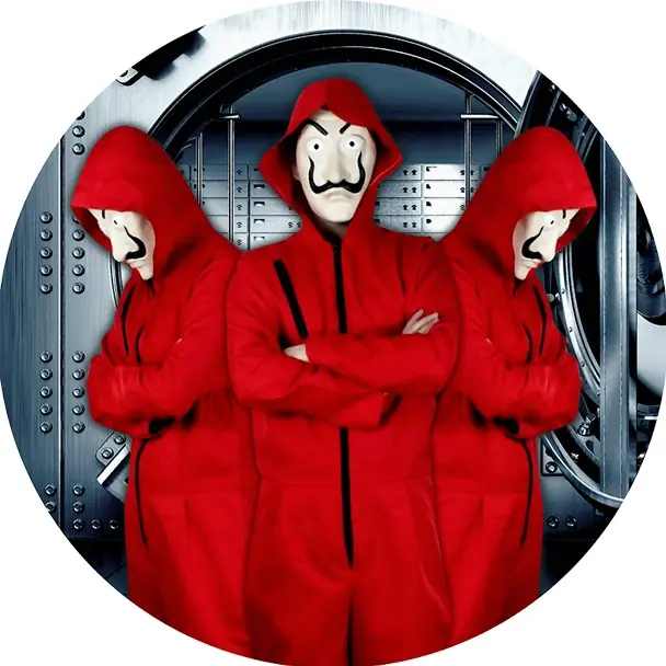 Panel Circular - La casa de papel