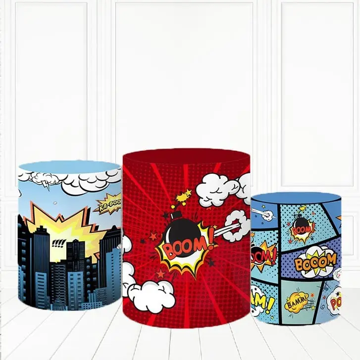 Trio de fundas - Super Heroes Cute