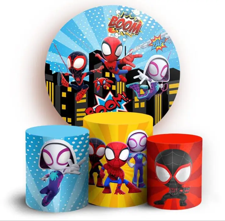 Kit panel circular trio de fundas - Spidey