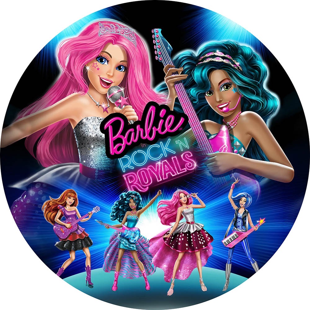 Panel circular – Barbie Rock