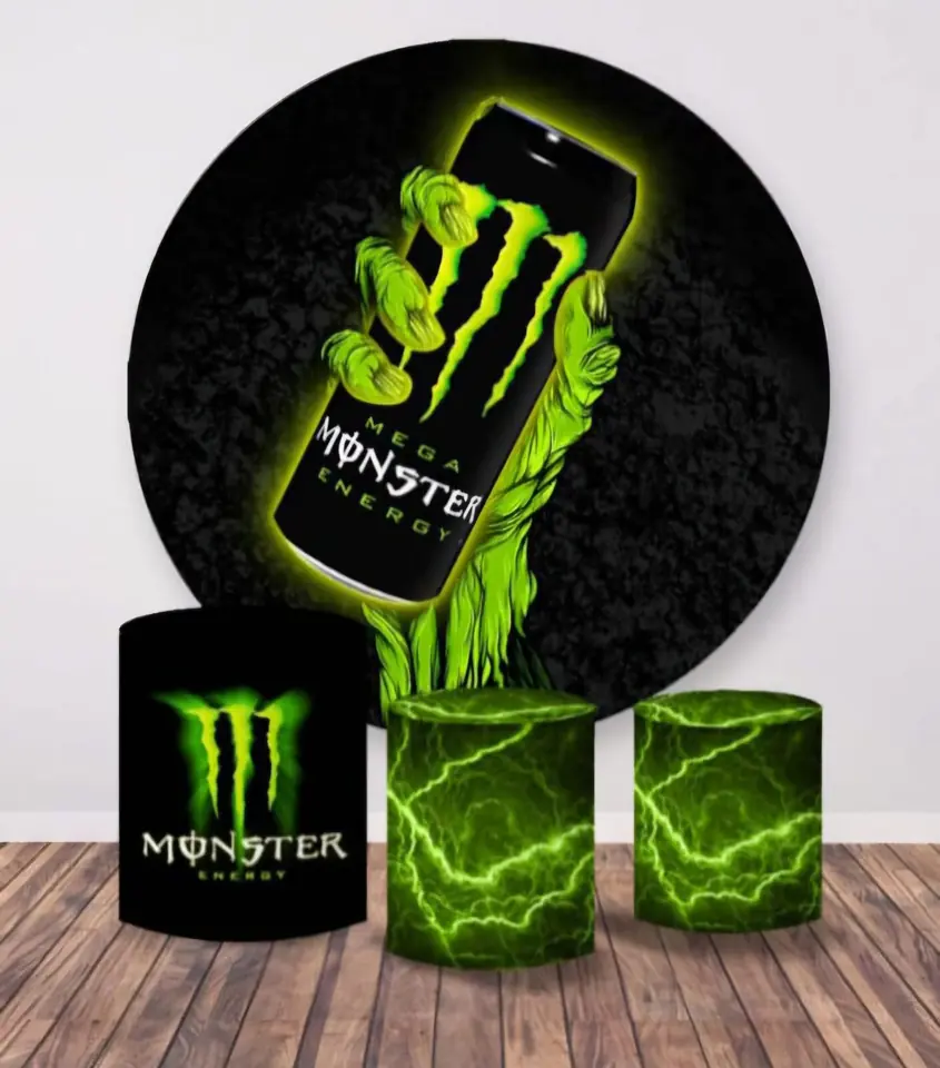Kit panel circular trio de fundas - Monsters Energy