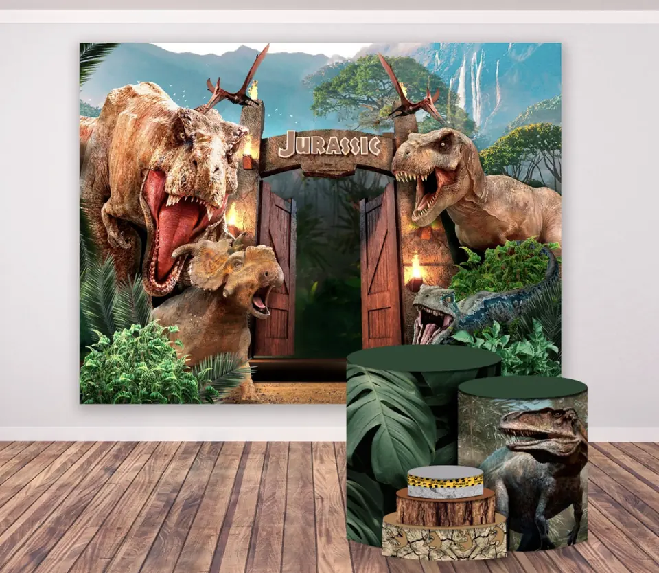 Panel Rectangular - Dinosaurios 3x2