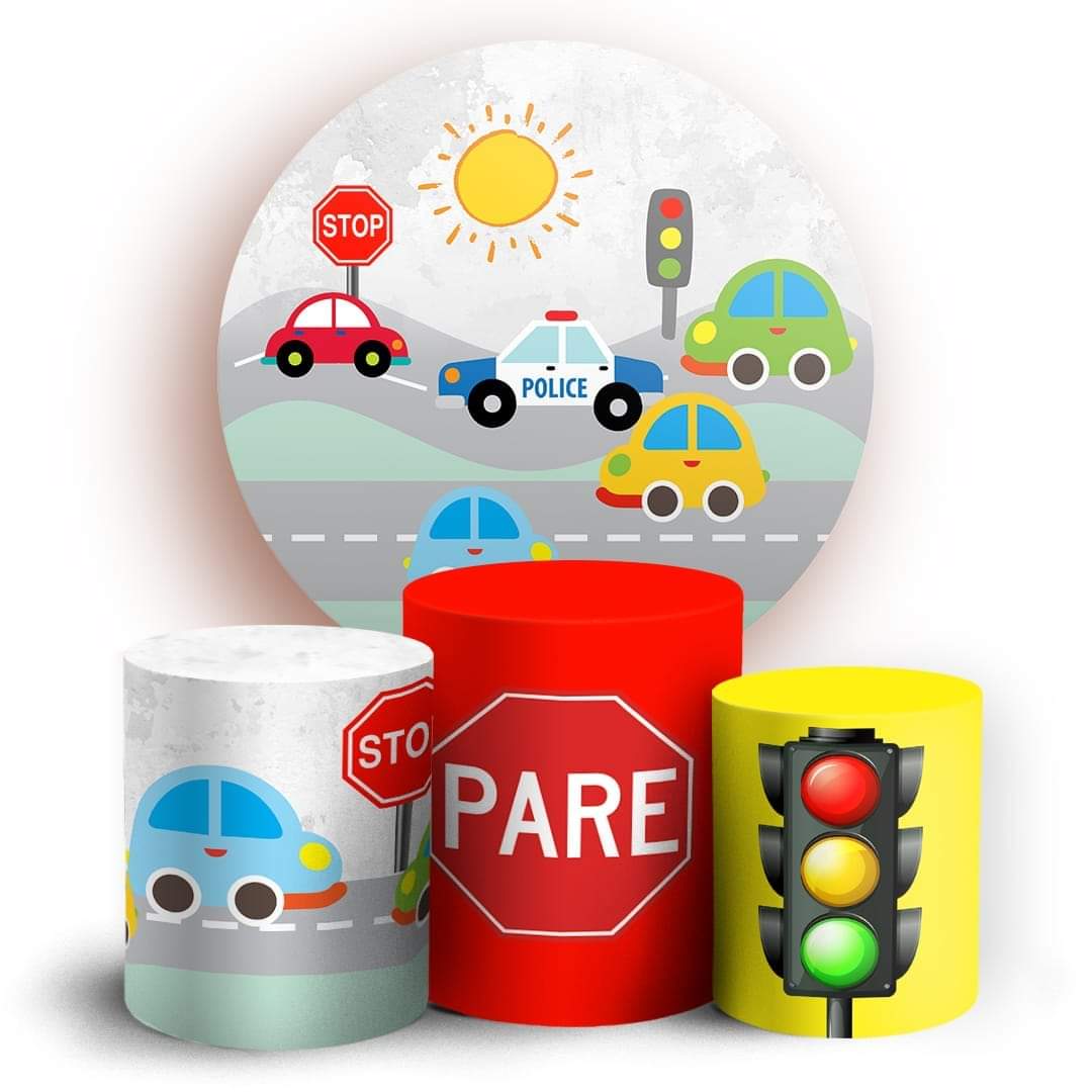 Kit panel circular trio de fundas - Transporte/Transito