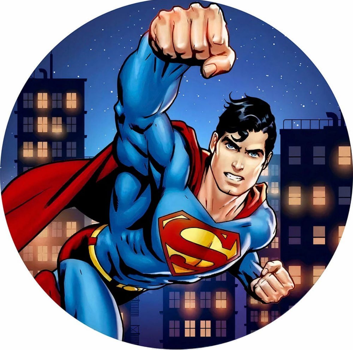 Panel Circular - Super Man