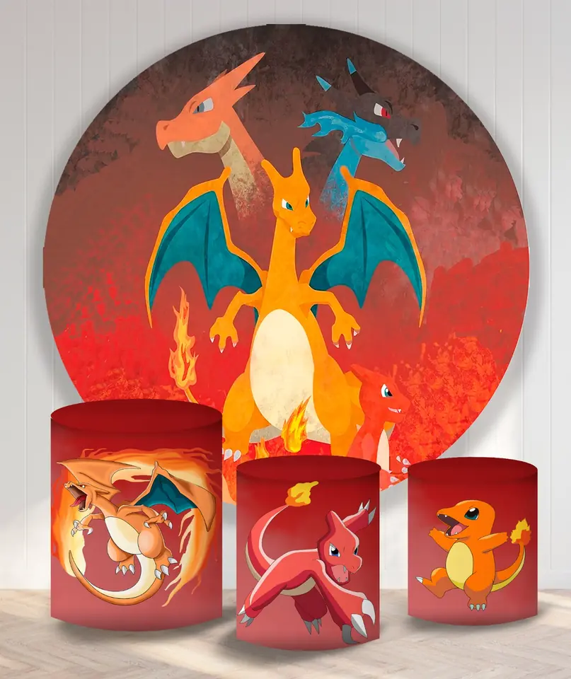 Kit panel circular trio de fundas - Dragón