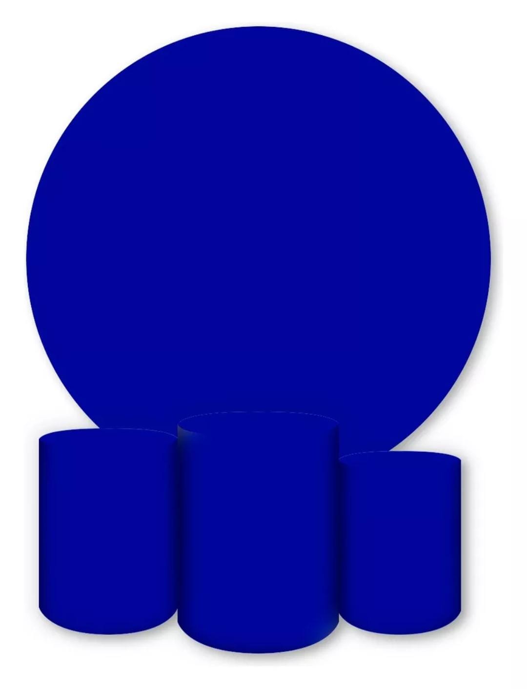 Kit panel circular trio de fundas - Azul