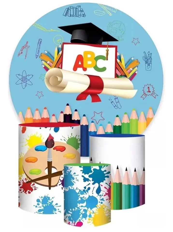 Kit panel circular trio de fundas – ABC Fin de Curso