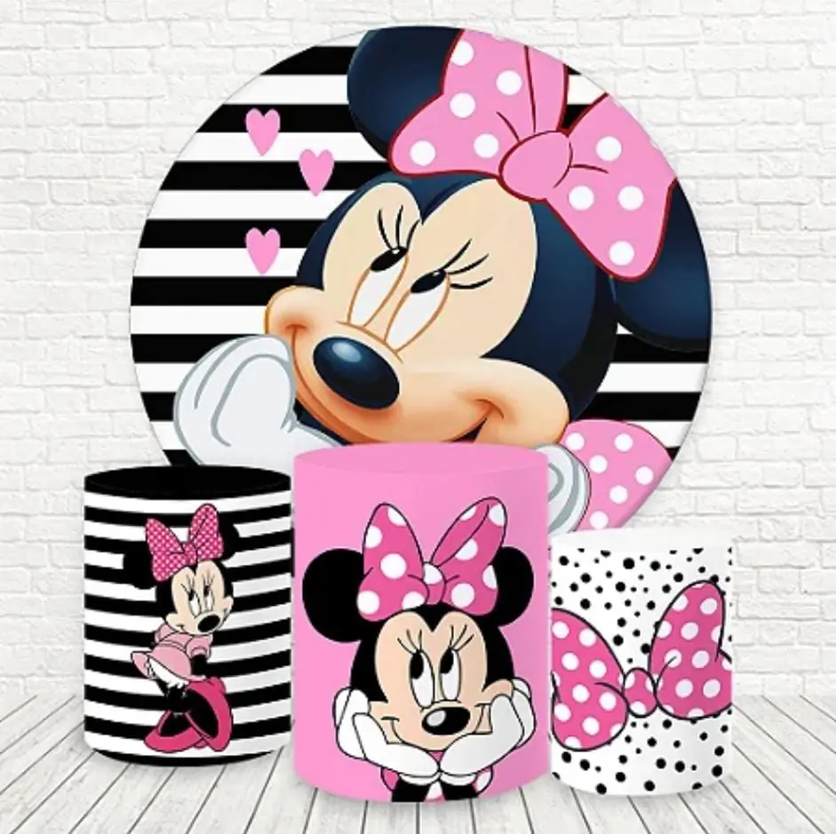 Kit panel circular trio de fundas - Minnie