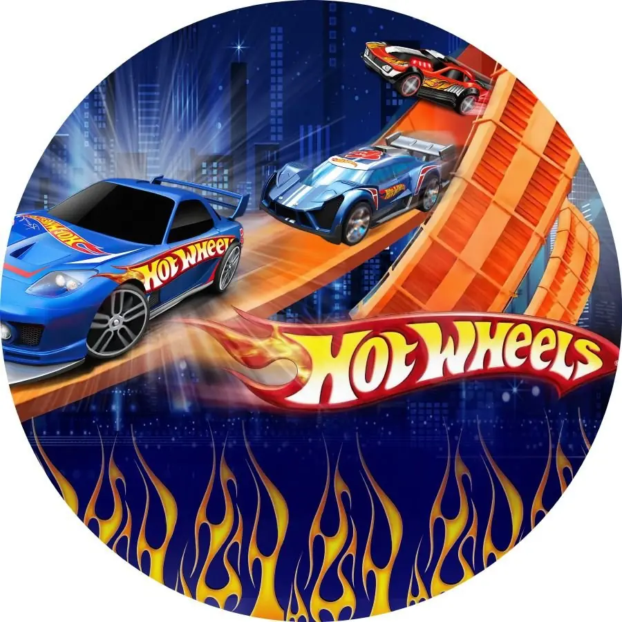 Panel Circular - Hotwheels