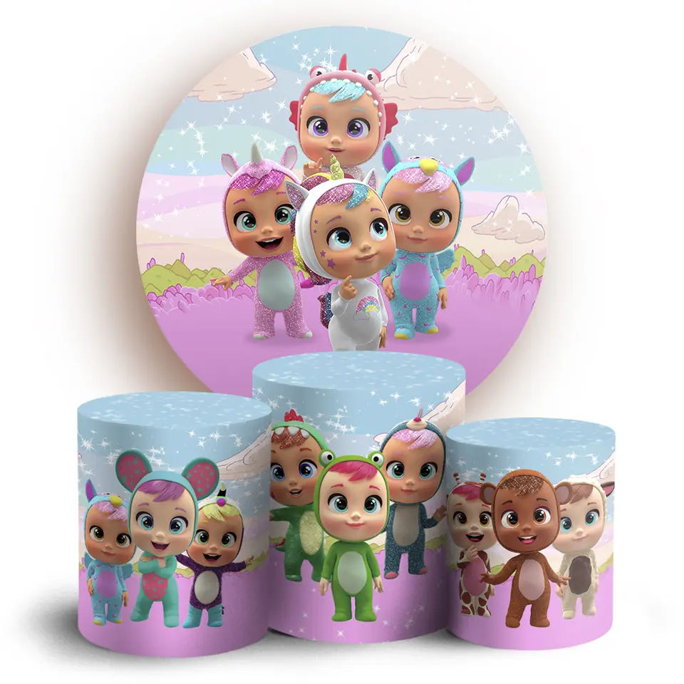 Kit panel circular trio de fundas - Bebe Llorones