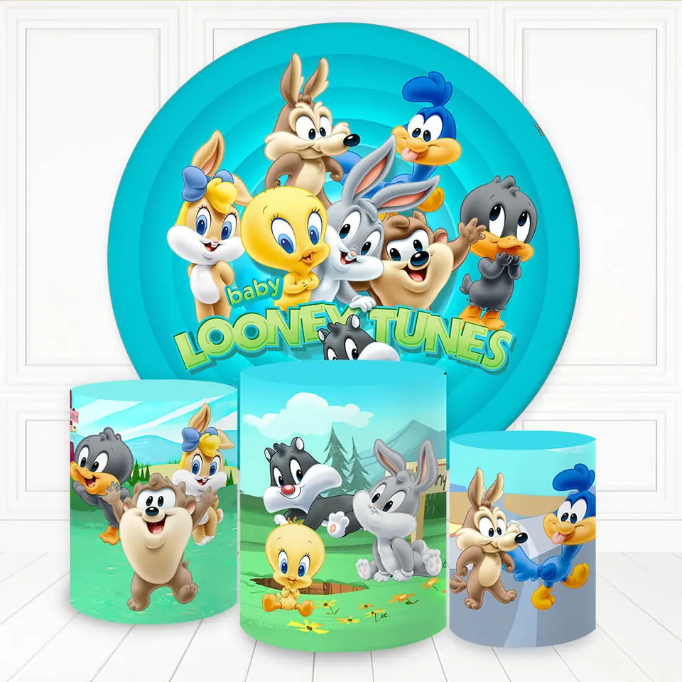 Kit panel circular trio de fundas – Looney Tunes