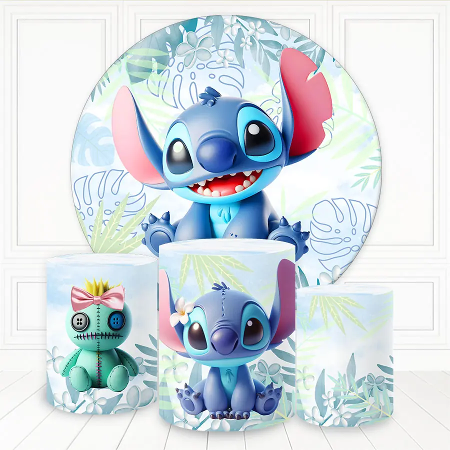 Kit panel circular trio de fundas - Stitch