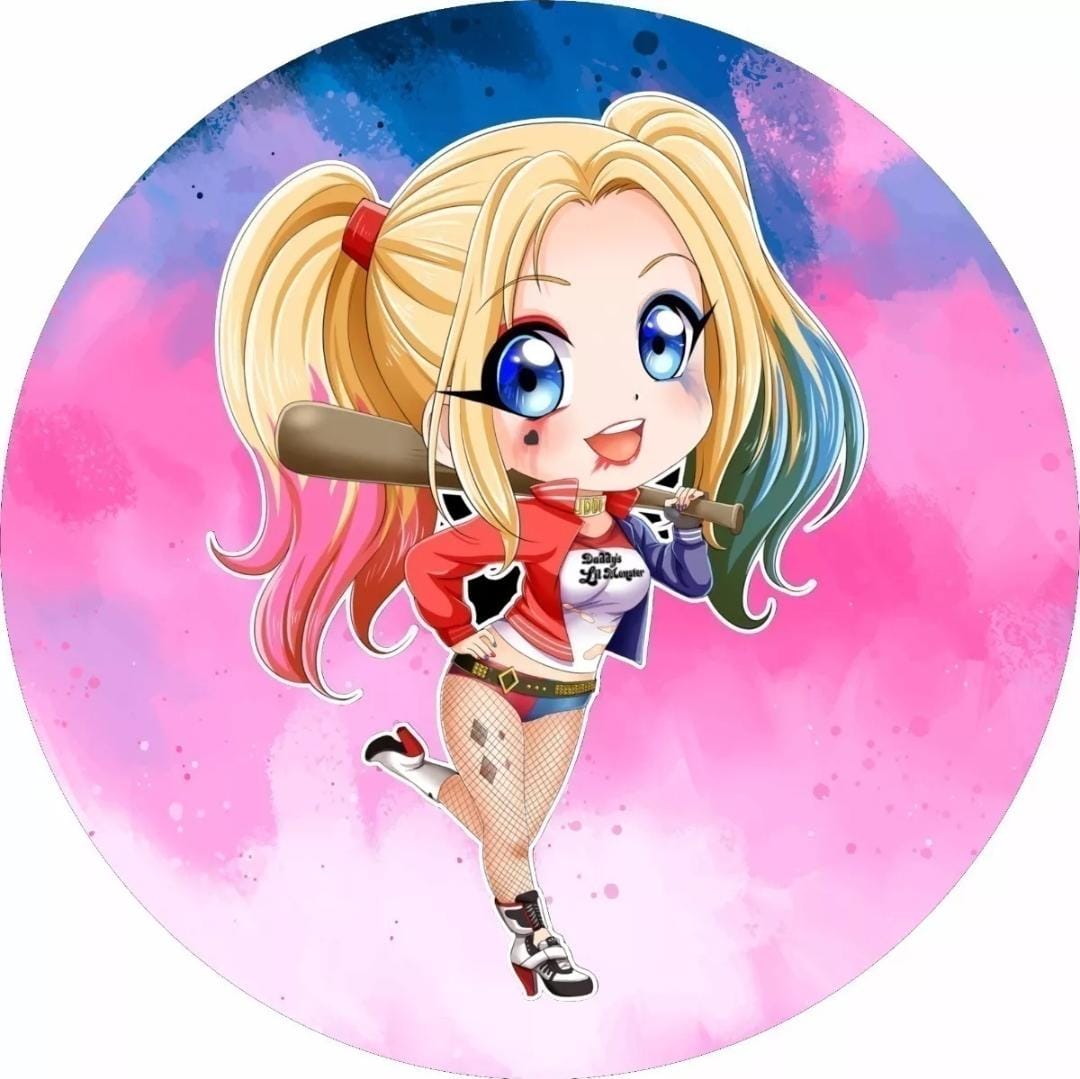 Panel Circular - Harley Quinn