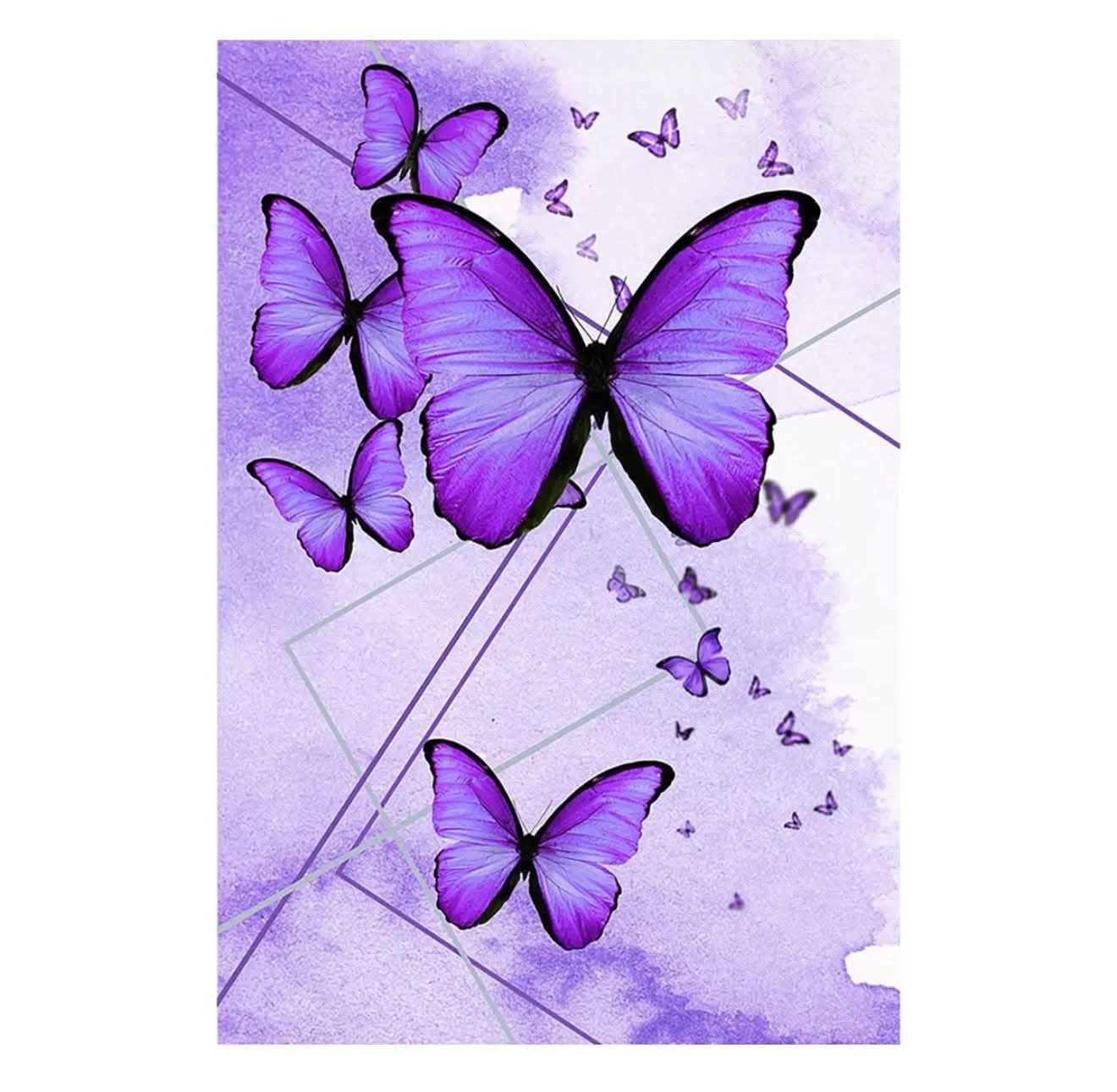 Panel Lateral 1.50x2.20 – Mariposas Lila