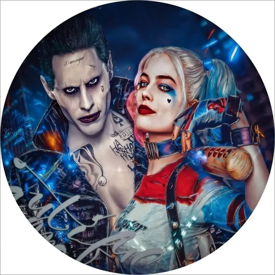 Panel Circular - Harley Quiin & Joker
