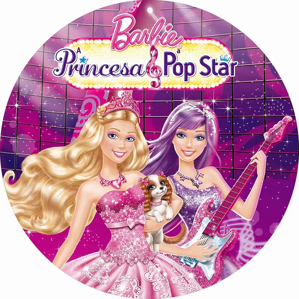Panel circular - Barbie Rock