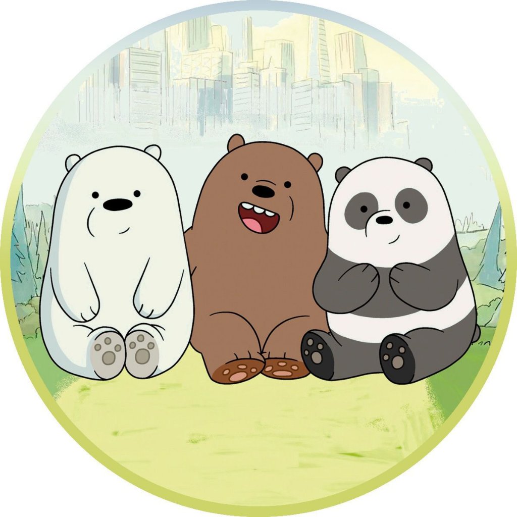 Panel circular - Osos Escandalosos