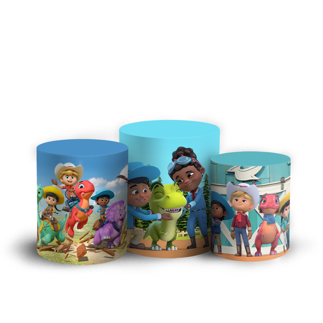 Trio de fundas - Dino Ranch