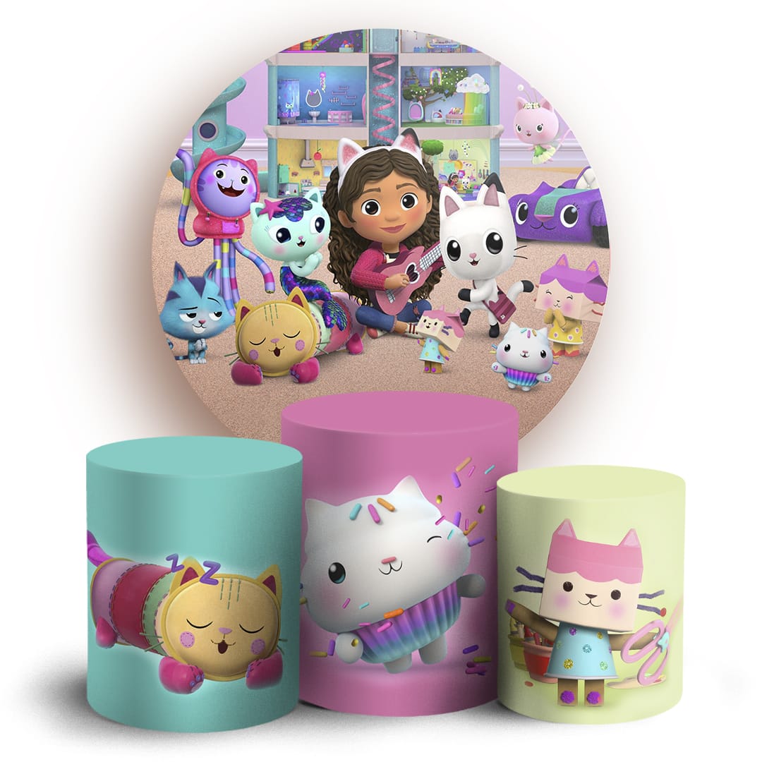 Kit panel circular trio de fundas - Casa Magica de Gaby