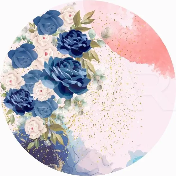 Panel Circular - Floral