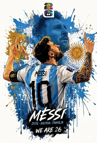 Panel Lateral - Messi