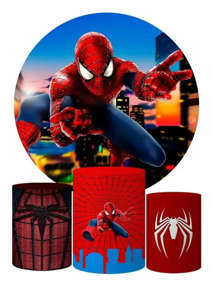 Kit panel circular trio de fundas - Hombre Araña