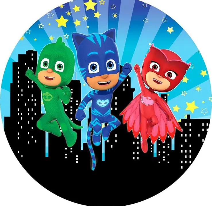 Panel Circular - Heroes en Pijamas