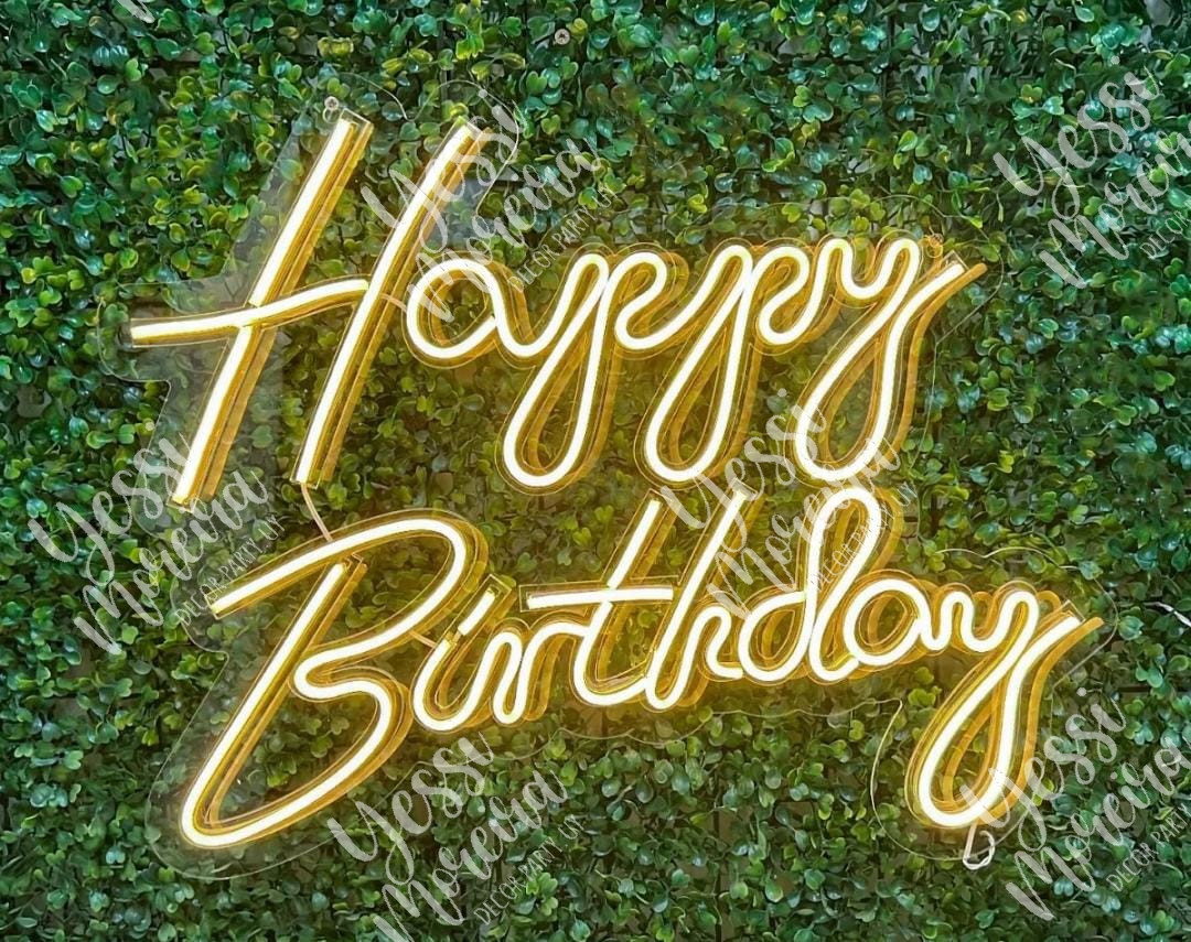 Cartel led - Happy Birthday