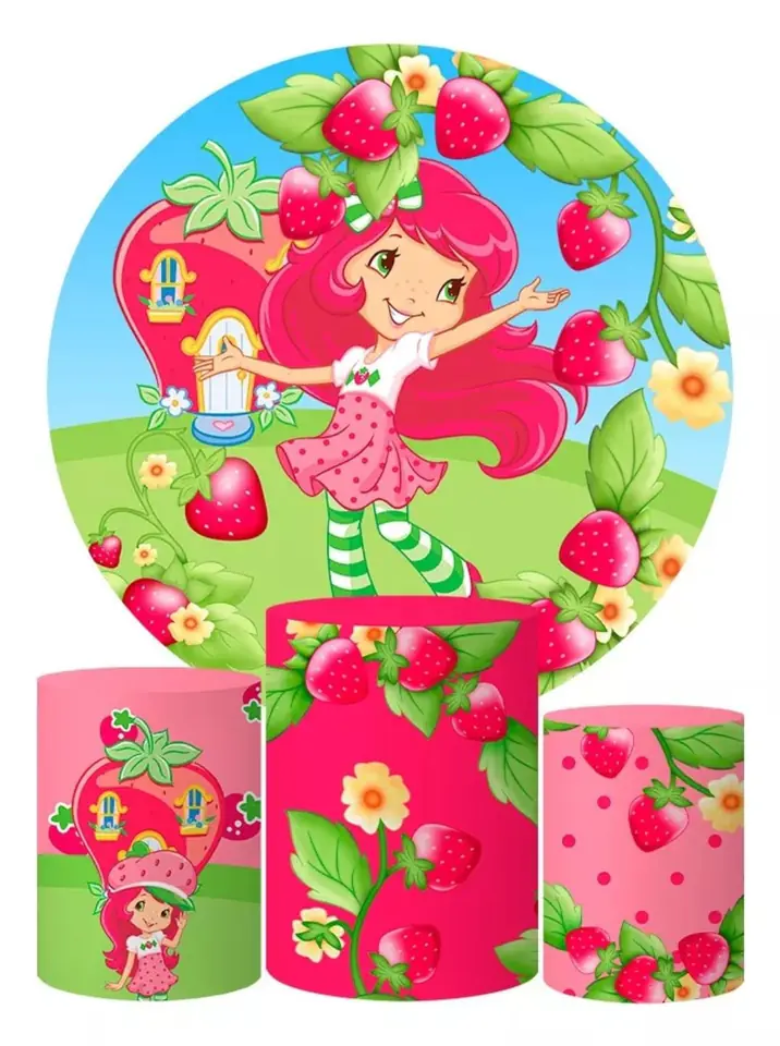 Kit panel circular trio de fundas - Frutillita