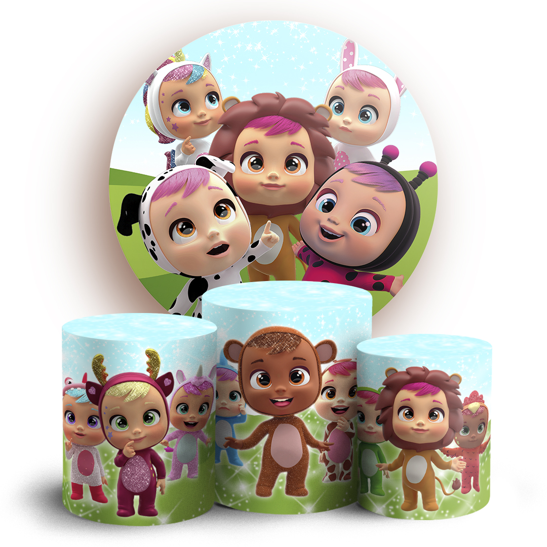 Kit panel circular trio de fundas - Bebe Llorones