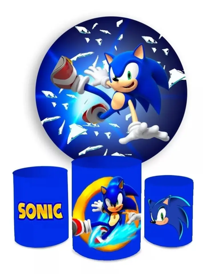 Kit panel circular trio de fundas –  Sonic