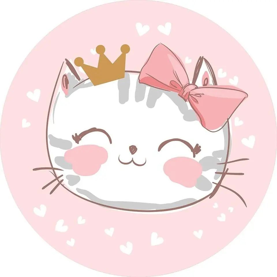 Panel Circular - Gatito