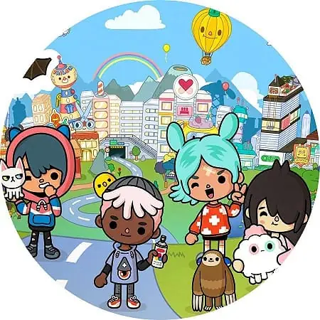 Panel Circular - Toca Boca Life